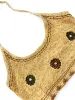 VINTAGE: Halter Top - Mustard Yellow sold by Vanessa Mooney