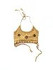 VINTAGE: Halter Top - Mustard Yellow sold by Vanessa Mooney