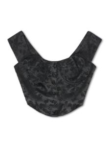 The Heather Top - Black Jacquard sold by Vanessa Mooney