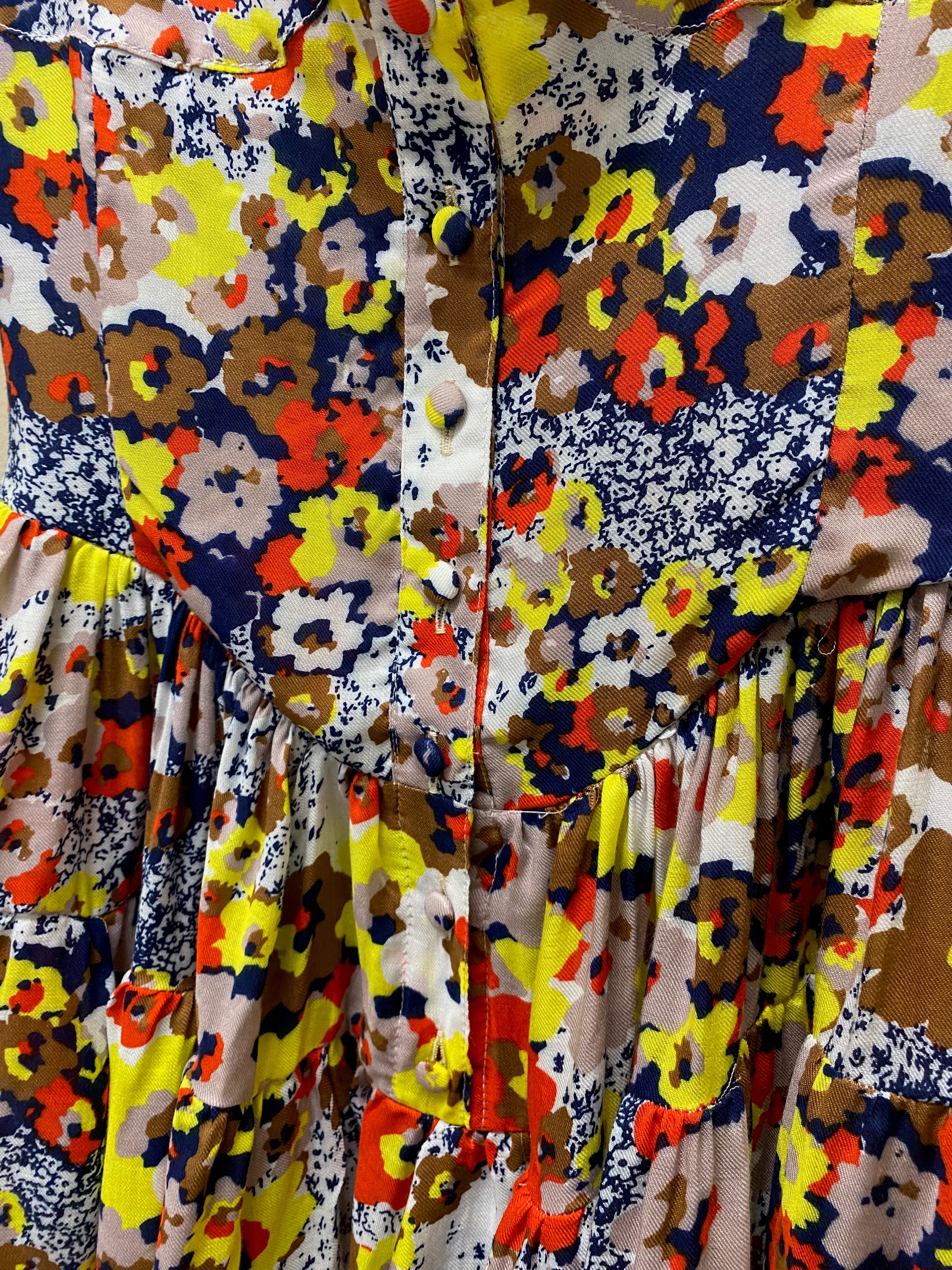 SAMPLE: The Elisabeth Romper Dress - '70s Wildflower sold by Vanessa Mooney product image thumbnail 2