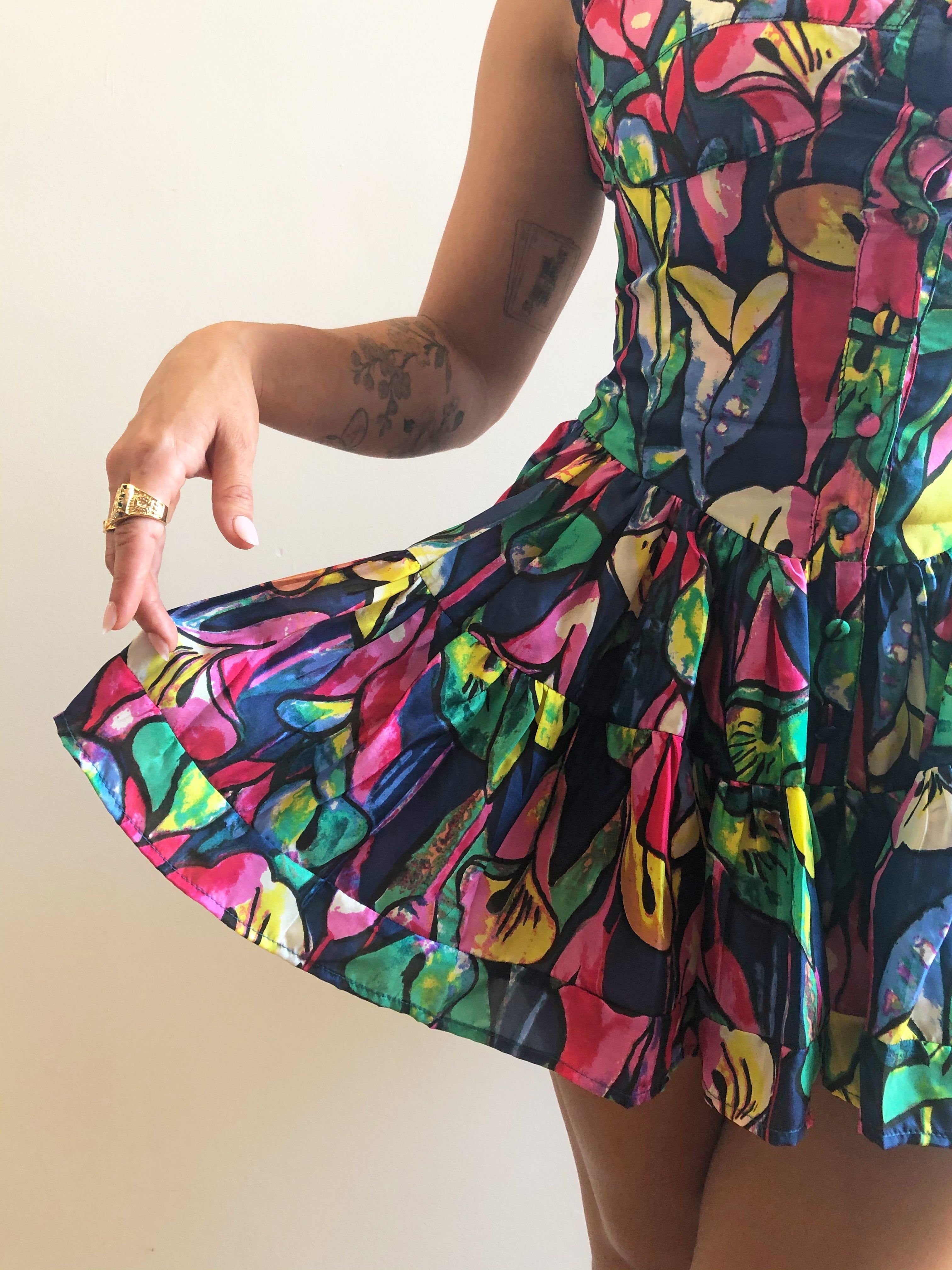 SAMPLE: The Elisabeth Romper Dress - Pink Calla Lily sold by Vanessa Mooney product image thumbnail 2