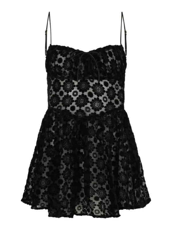 The Ballerina Dress - Black Velvet sold by Vanessa Mooney