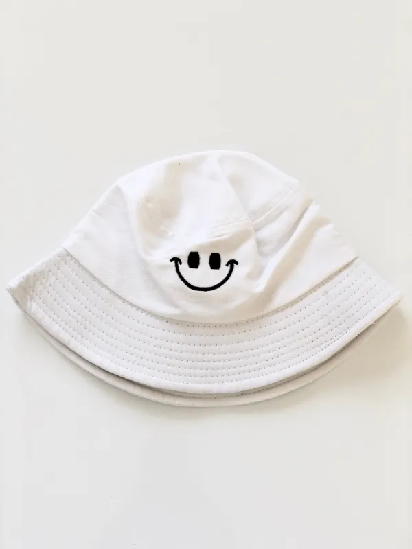 VINTAGE: White 2000's Bucket Hat sold by Vanessa Mooney
