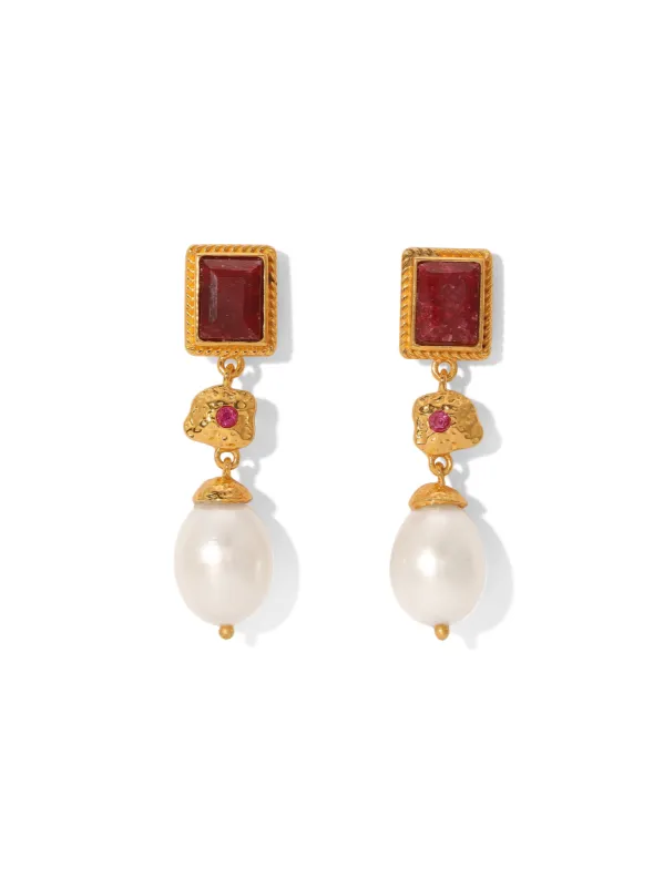 The Ensley Ruby Earrings sold by Vanessa Mooney