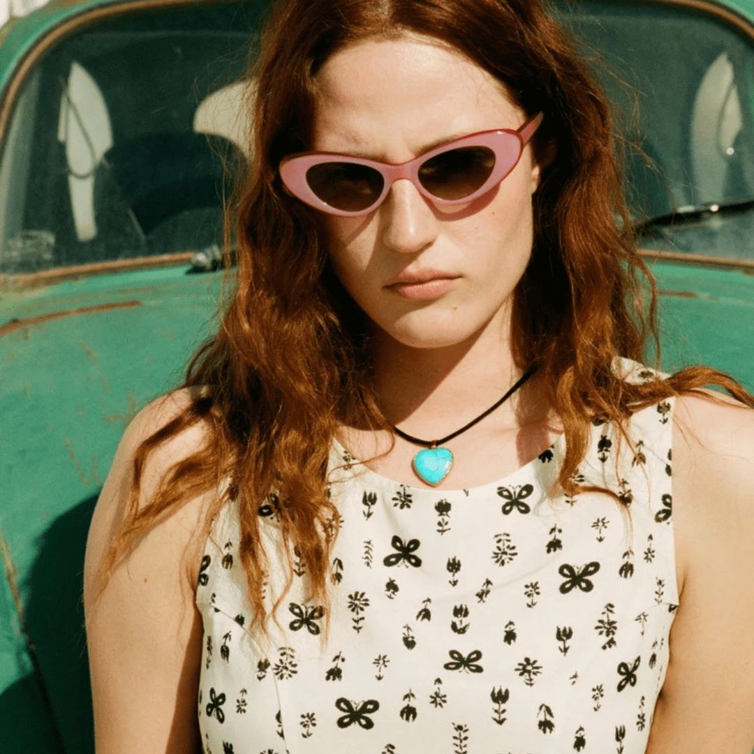 SAMPLE: The Willa Crop Top - Butterfly Floral Print sold by Vanessa Mooney product image thumbnail 5