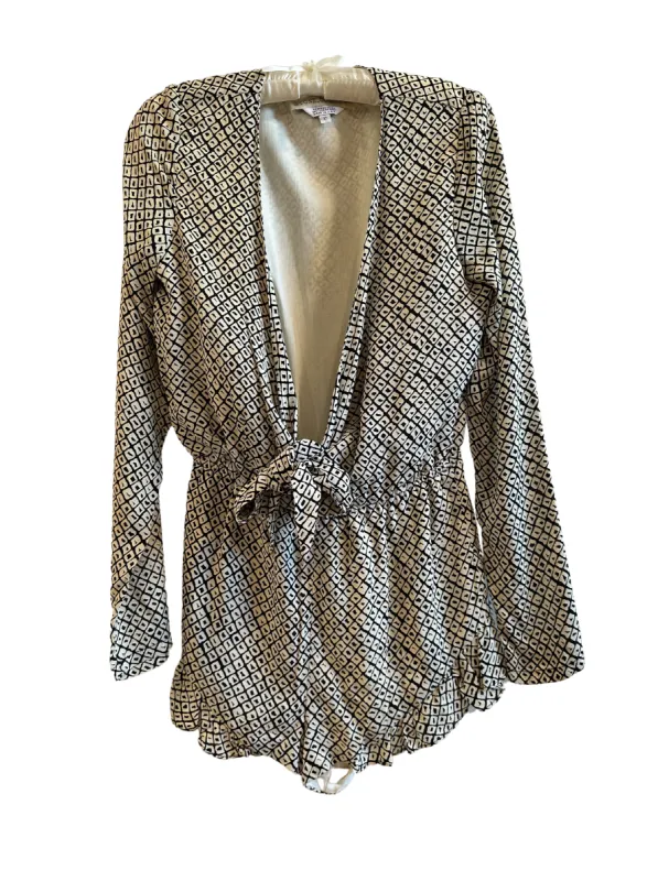 Stone Cold Fox Black & White Romper made by Vanessa Mooney