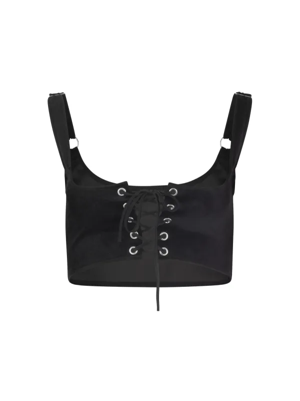 The Dahlia Bustier Top - Black sold by Vanessa Mooney