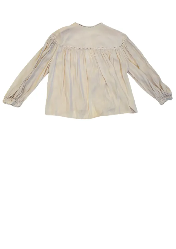 Vintage Embroidered Open Front Blouse sold by Vanessa Mooney product image thumbnail 2