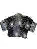 VINTAGE: Silver Sequined Jacket sold by Vanessa Mooney