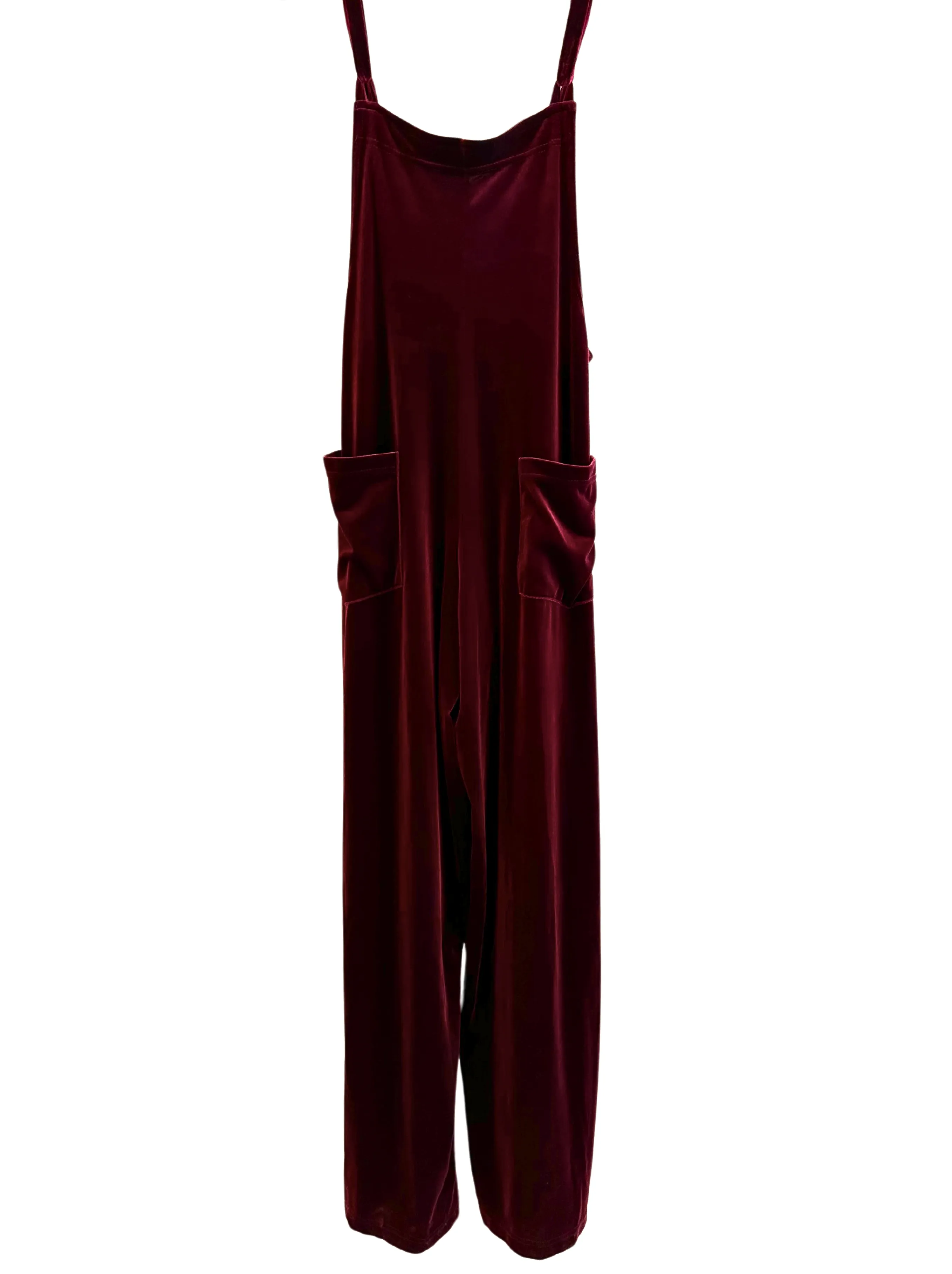 Soft Surroundings Red Velvet Jumpsuit sold by Vanessa Mooney
