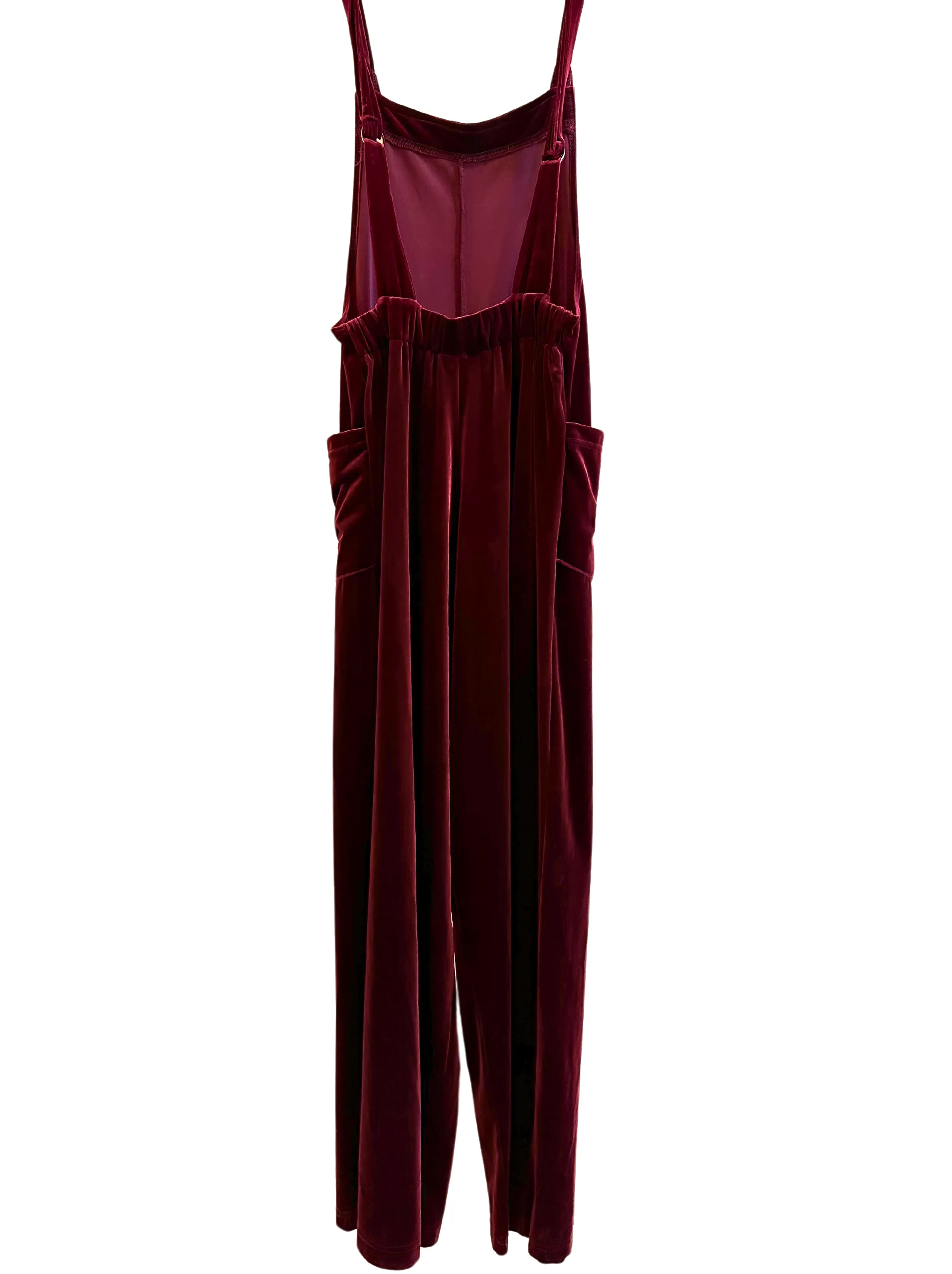 Soft Surroundings Red Velvet Jumpsuit sold by Vanessa Mooney product image thumbnail 2