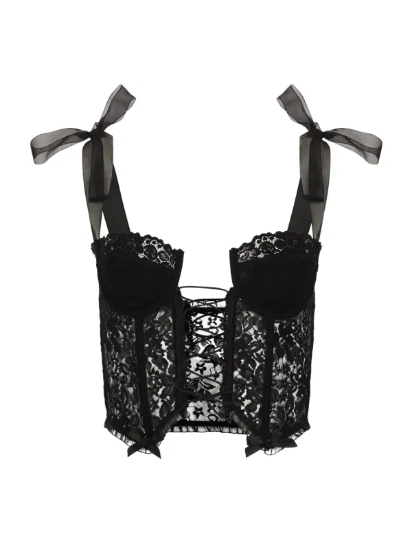 The Lana Corset Top - Black sold by Vanessa Mooney