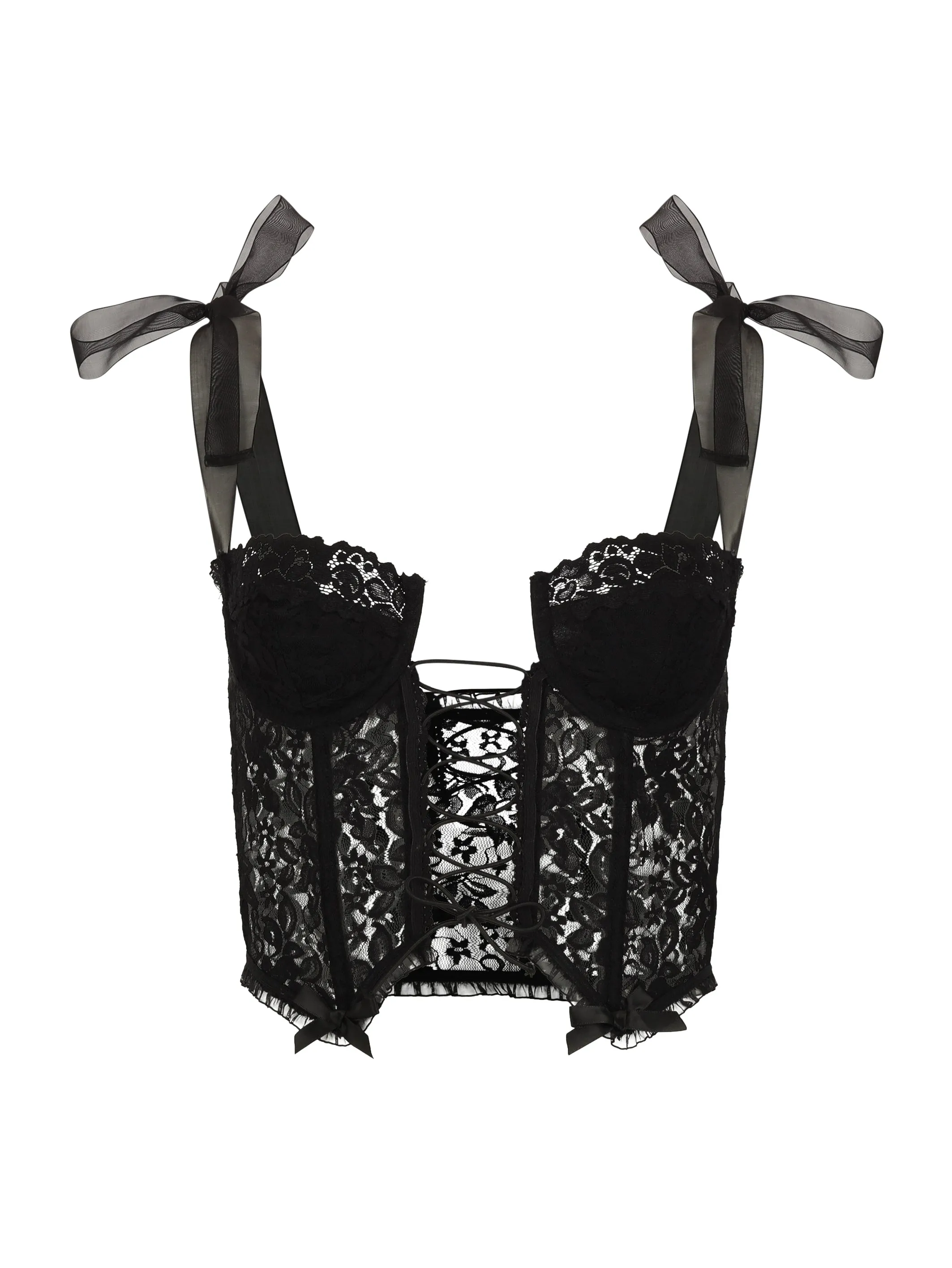 The Lana Corset Top - Black sold by Vanessa Mooney