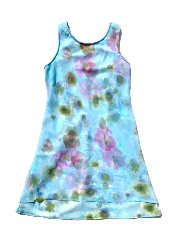 VINTAGE: Mini Dress - Watercolor Blue sold by Vanessa Mooney