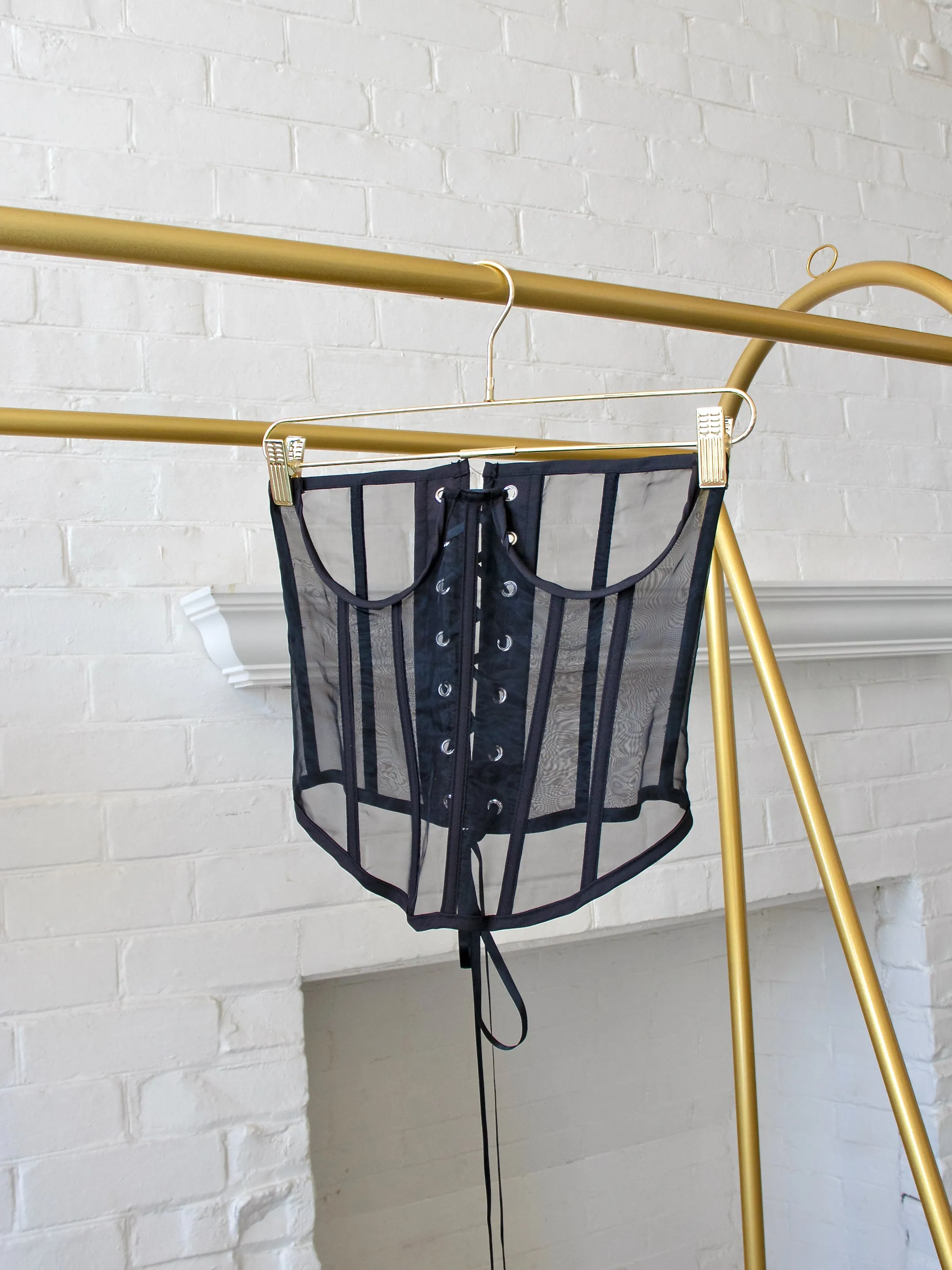 The Beatrix Corset Top - Black sold by Vanessa Mooney