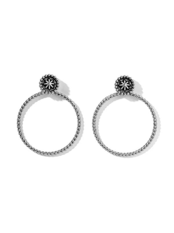 The Drea Hoop Earrings - Silver sold by Vanessa Mooney