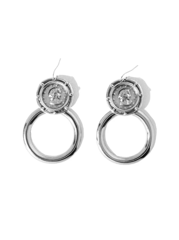 The Gianni Earrings - Silver sold by Vanessa Mooney