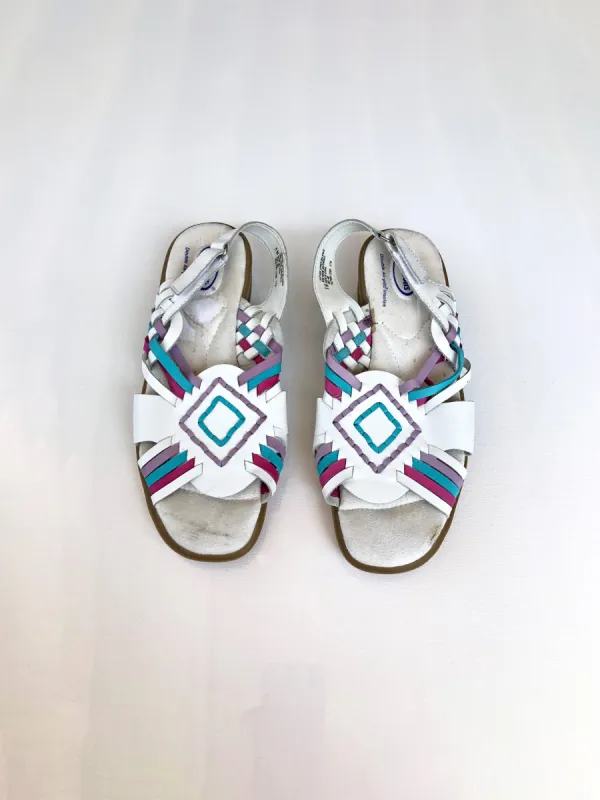 VINTAGE: Braided Leather Sandals sold by Vanessa Mooney