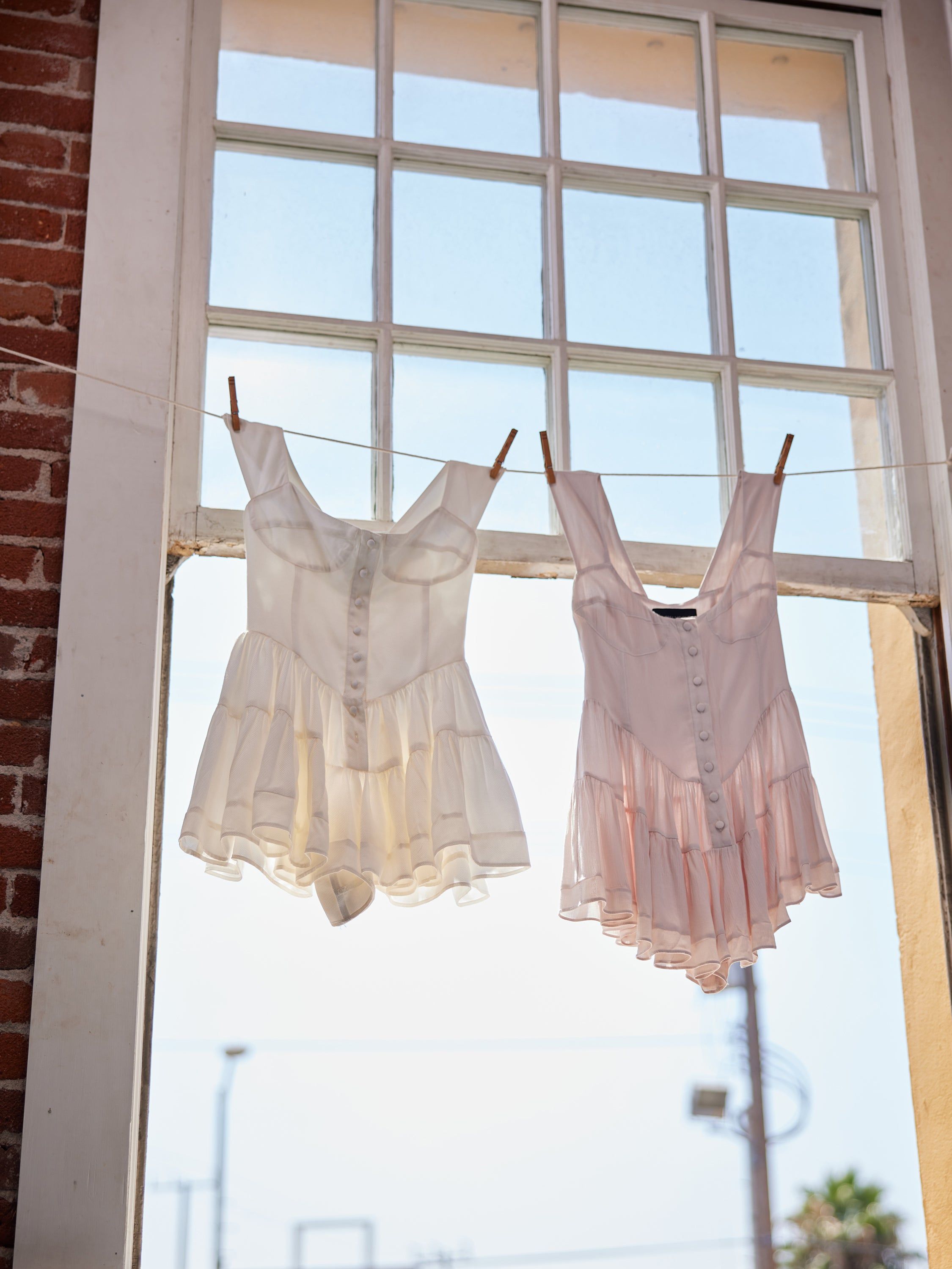 The Elisabeth Romper Dress - Ivory sold by Vanessa Mooney product image thumbnail 3