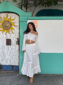 The Gemma Skirt - White sold by Vanessa Mooney