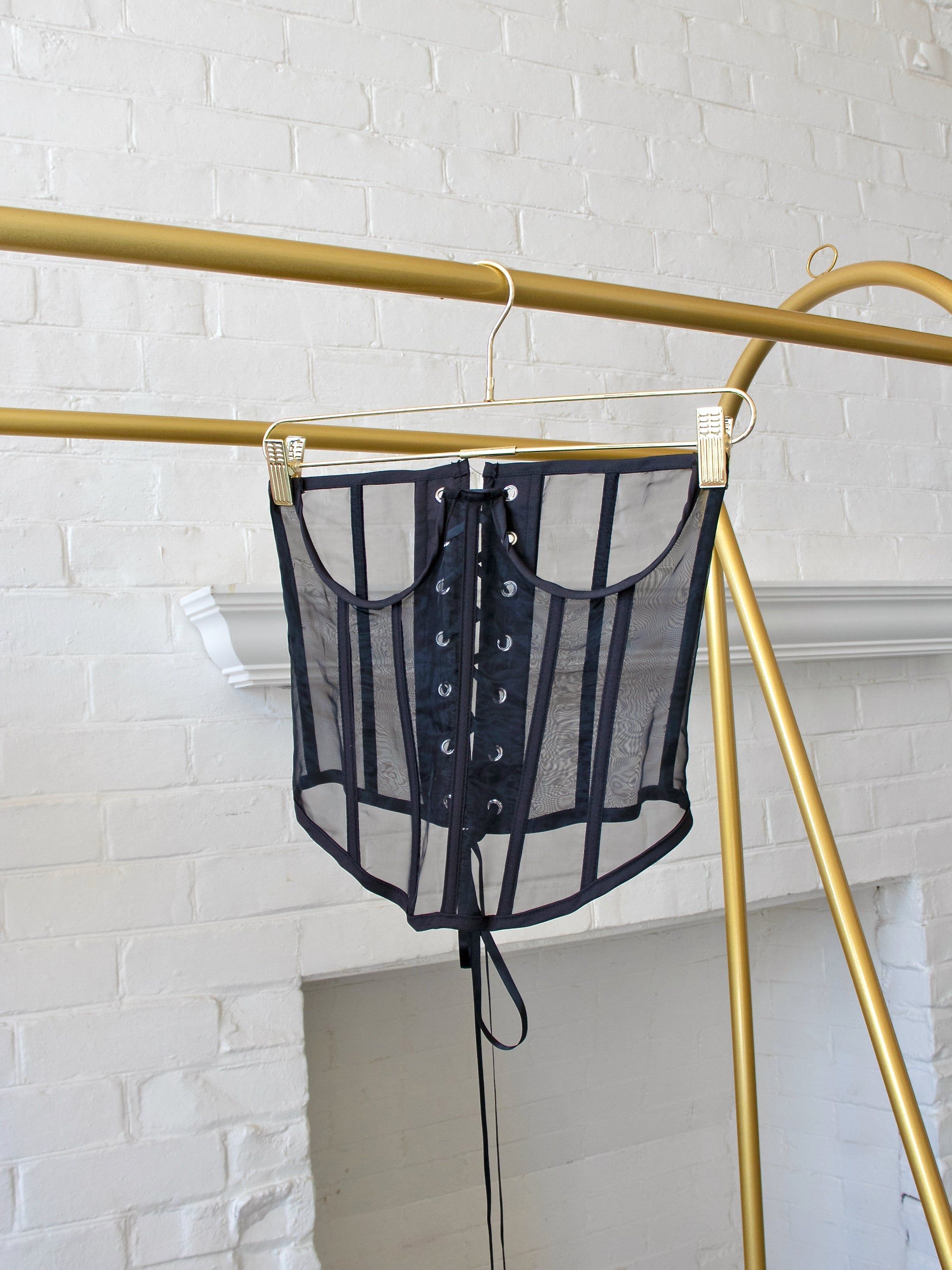 SAMPLE: The Beatrix Corset Top - Black sold by Vanessa Mooney