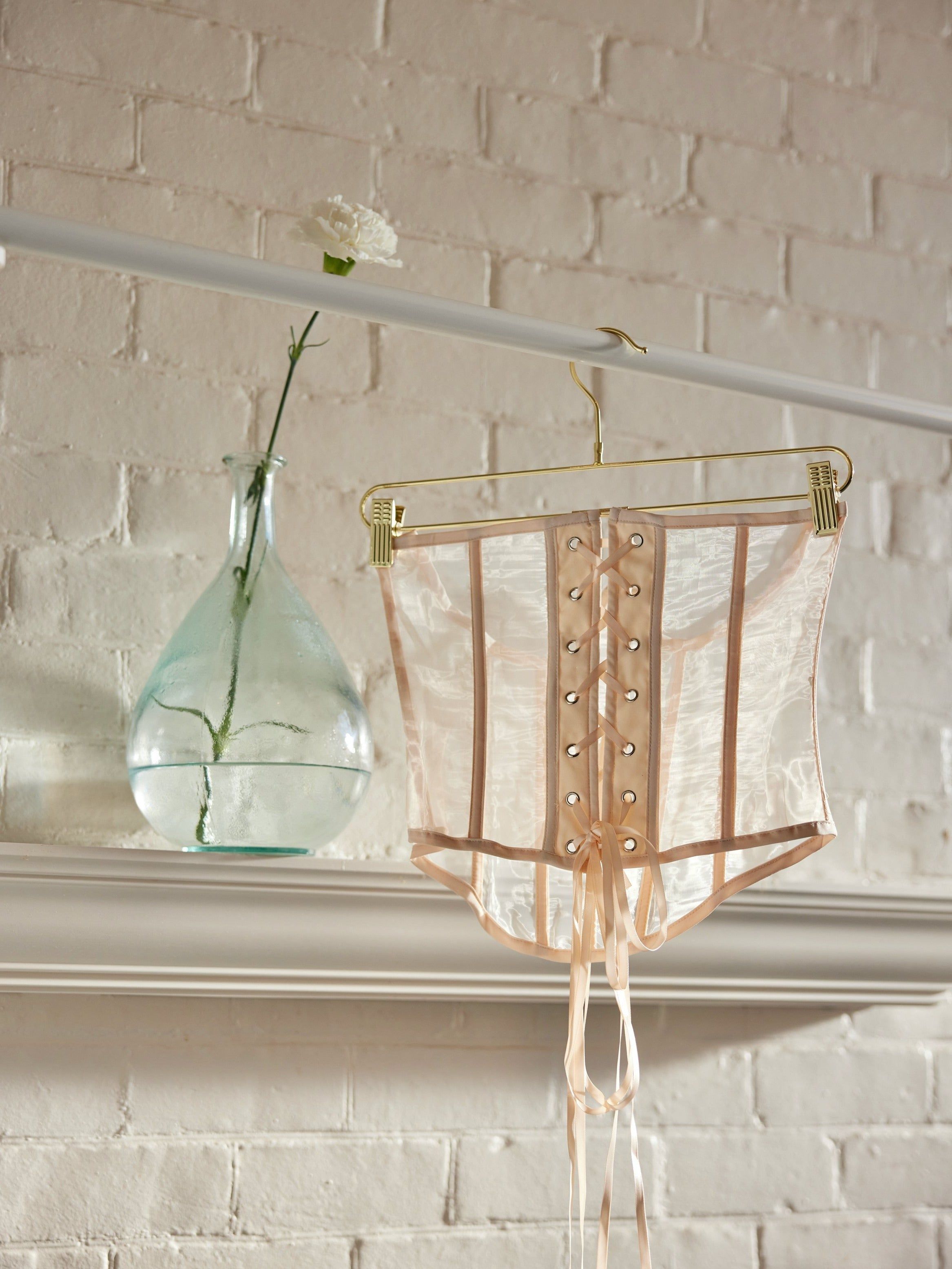 SAMPLE: The Beatrix Corset Top - Cream sold by Vanessa Mooney product image thumbnail 5