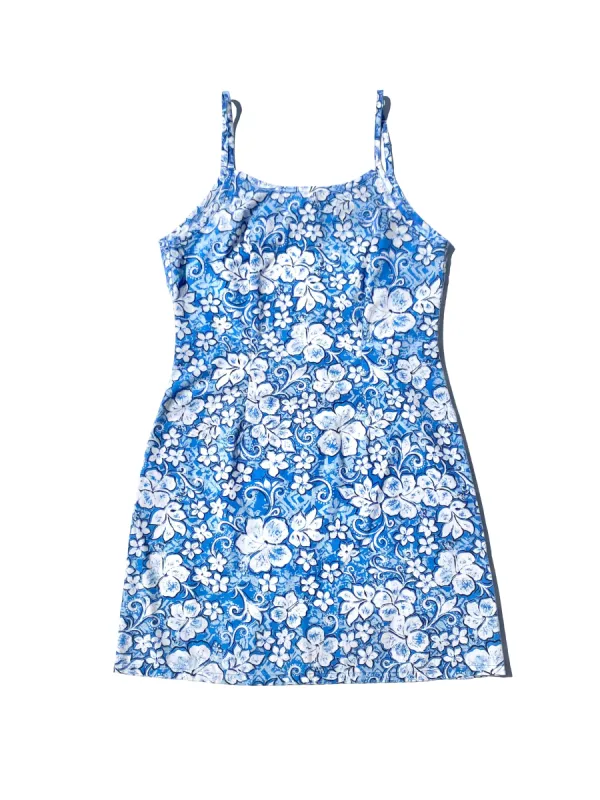 VINTAGE: Mini Dress - Hawaiian Blue sold by Vanessa Mooney