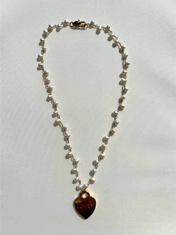 Lover Pearl Necklace | SAMPLE sold by Vanessa Mooney