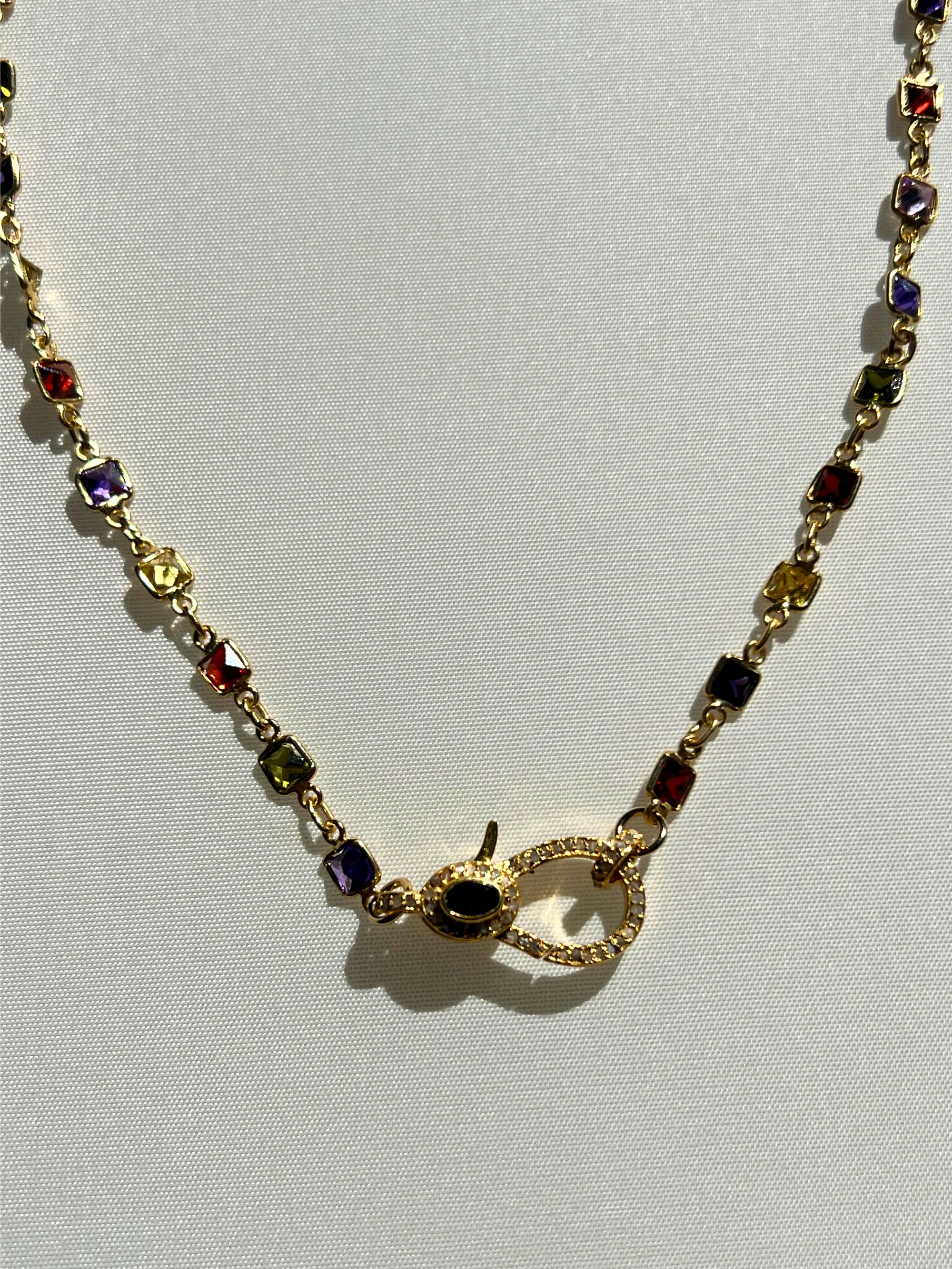 Bejeweled Clasp Necklace | SAMPLE sold by Vanessa Mooney product image thumbnail 2