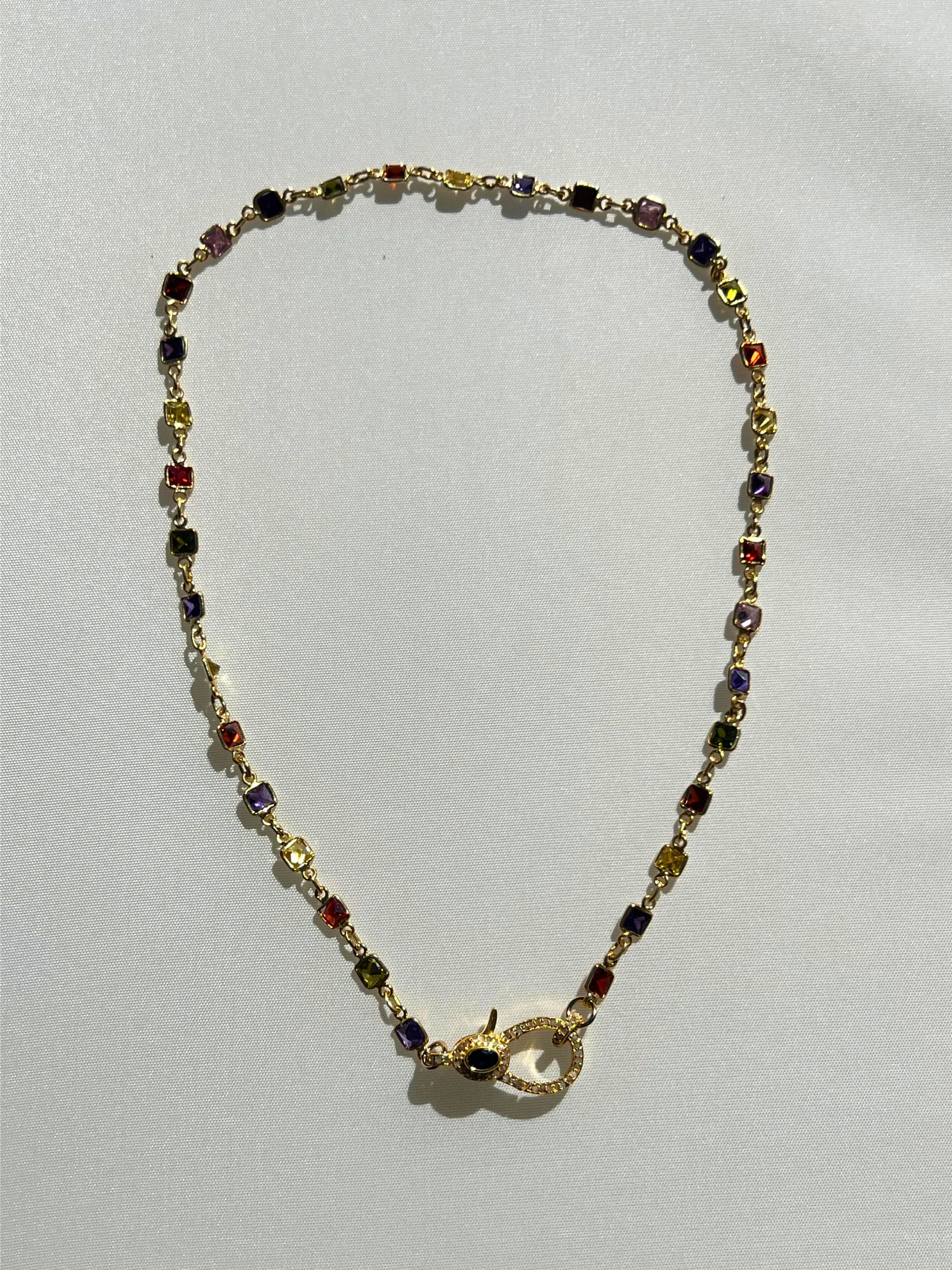 Bejeweled Clasp Necklace | SAMPLE sold by Vanessa Mooney
