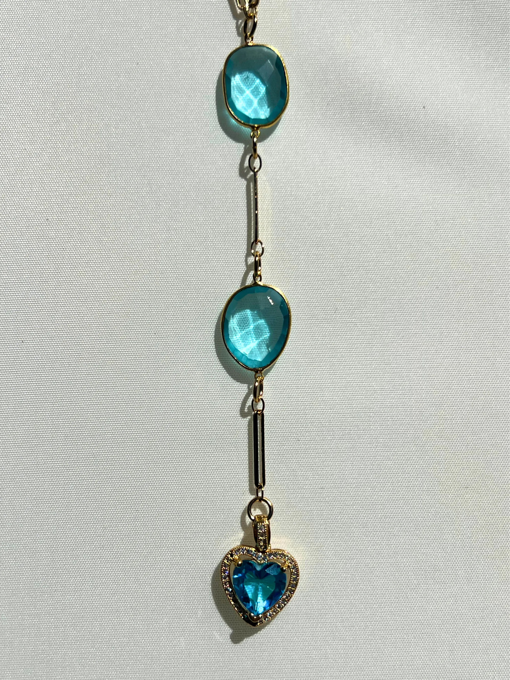 Blue Stone Rosary | SAMPLE sold by Vanessa Mooney product image thumbnail 2