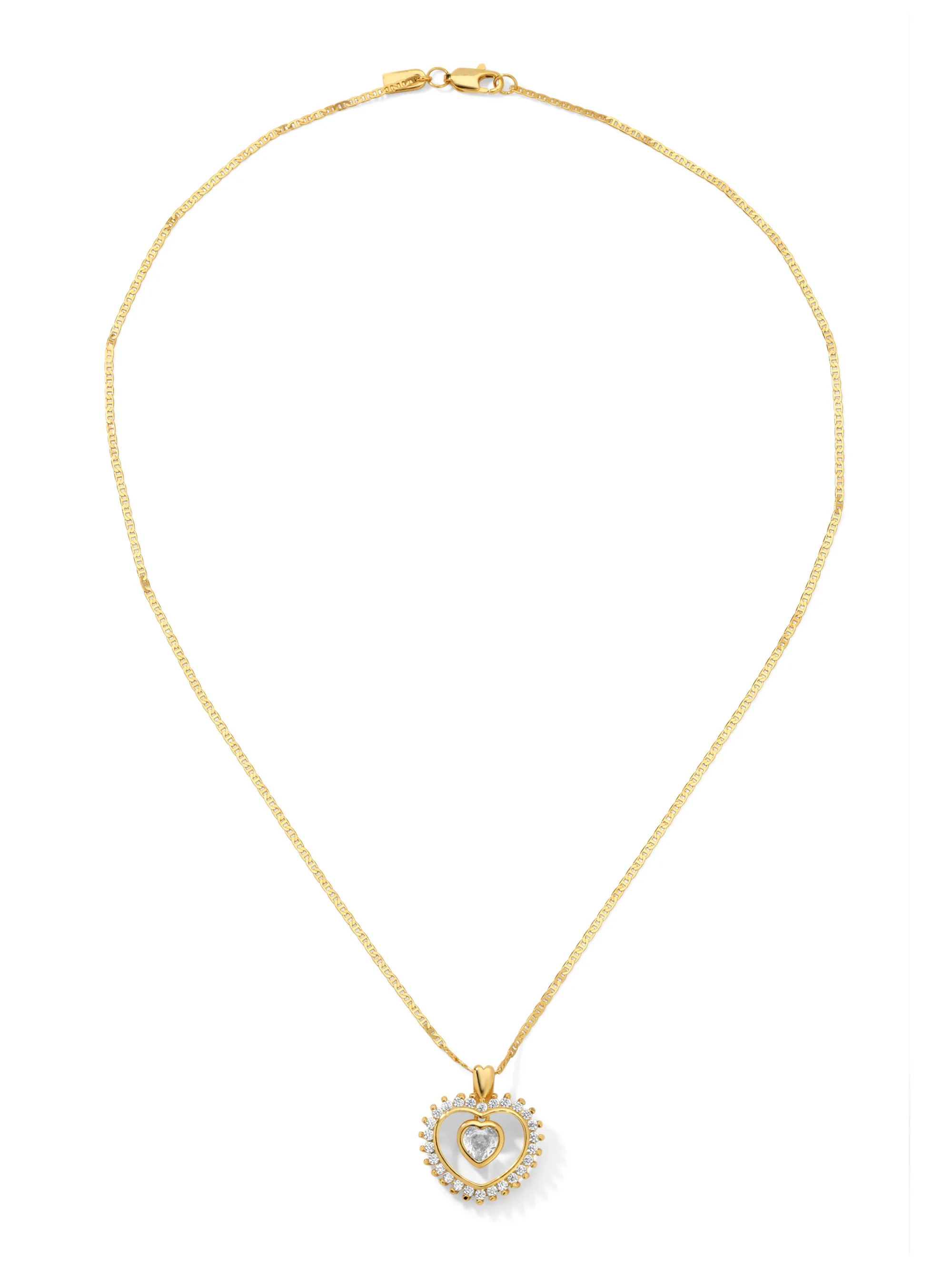 The Jolene Heart Necklace sold by Vanessa Mooney