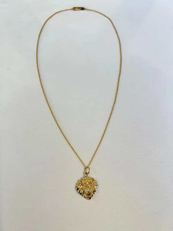 The Lion Head Necklace SAMPLE made by Vanessa Mooney