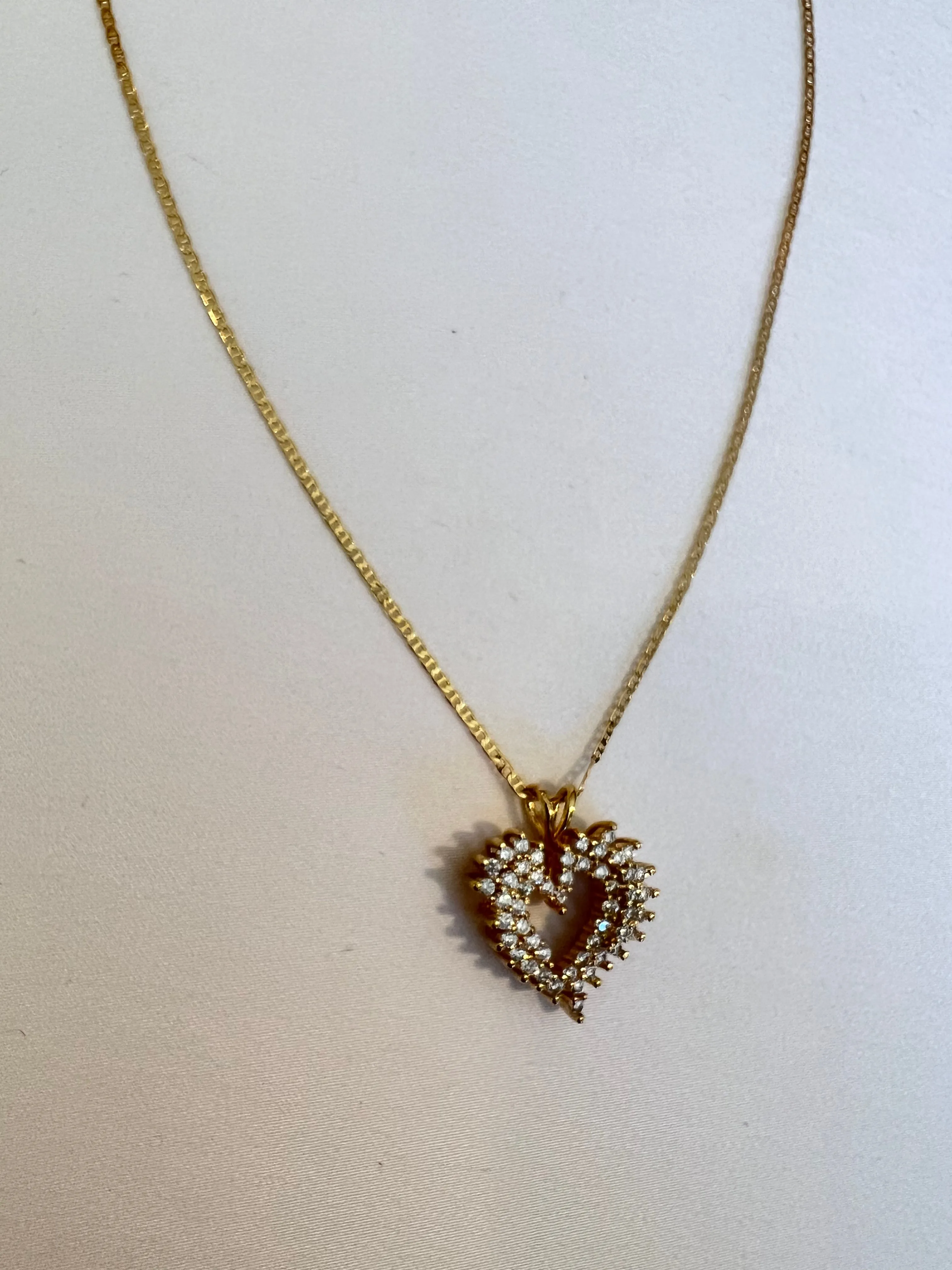 Crystal Heart Necklace | SAMPLE sold by Vanessa Mooney product image thumbnail 2