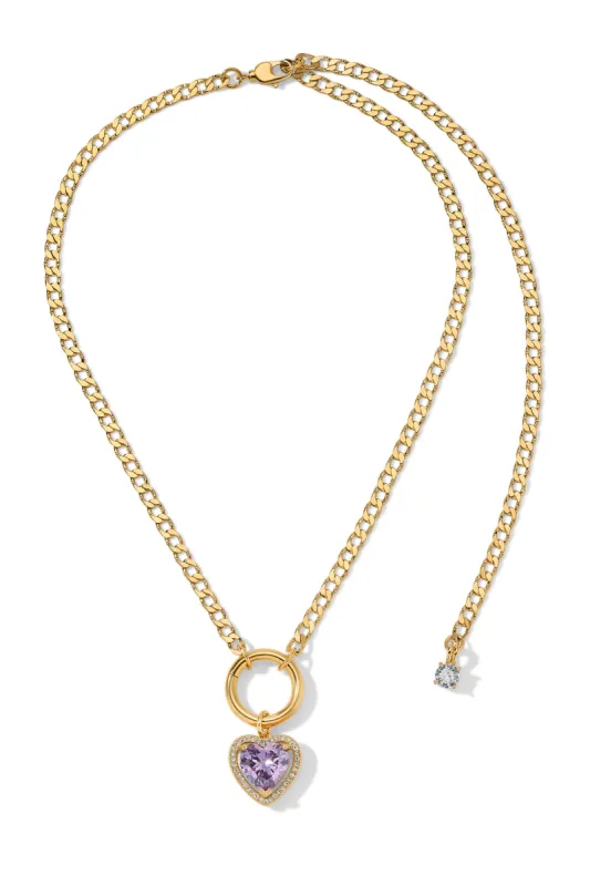 The Mini Sloane Choker Purple sold by Vanessa Mooney