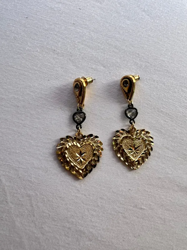 The Teardrop Heart Earrings sold by Vanessa Mooney