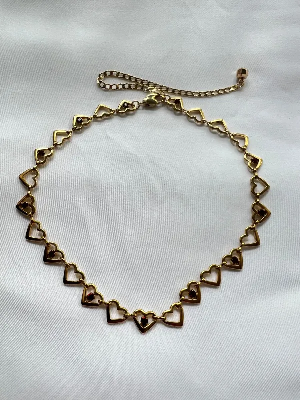 The Heart & Rhinestone Choker sold by Vanessa Mooney