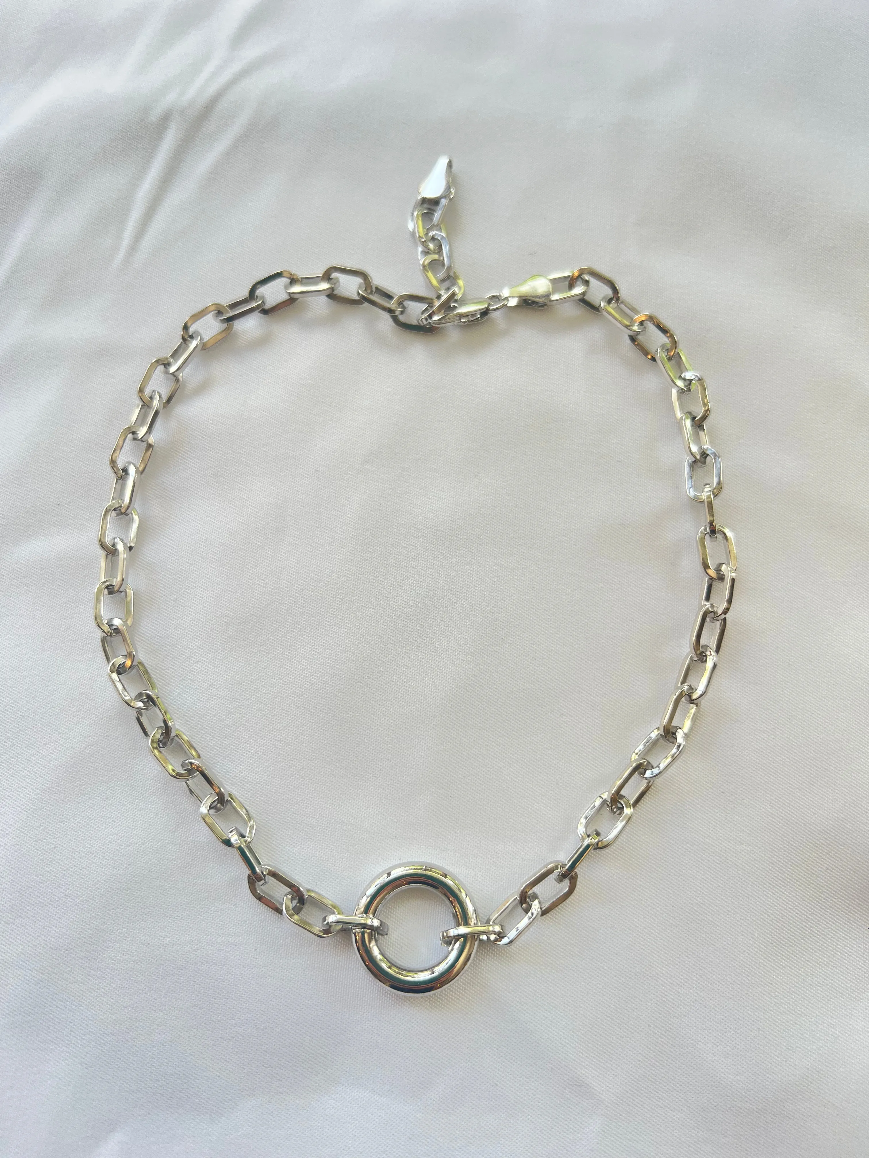 The Silver Chain Choker sold by Vanessa Mooney