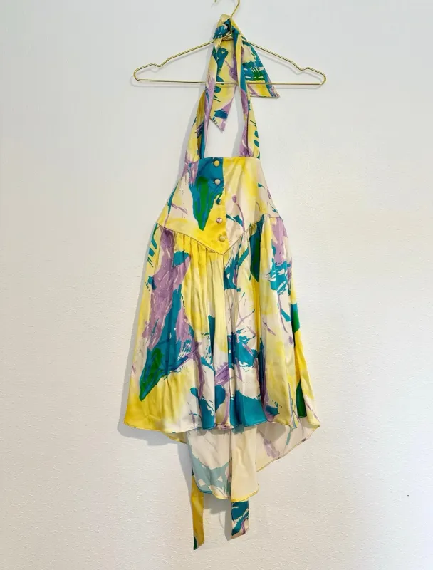 Vanessa Mooney Halter Dress - Pastel Paint sold by Vanessa Mooney