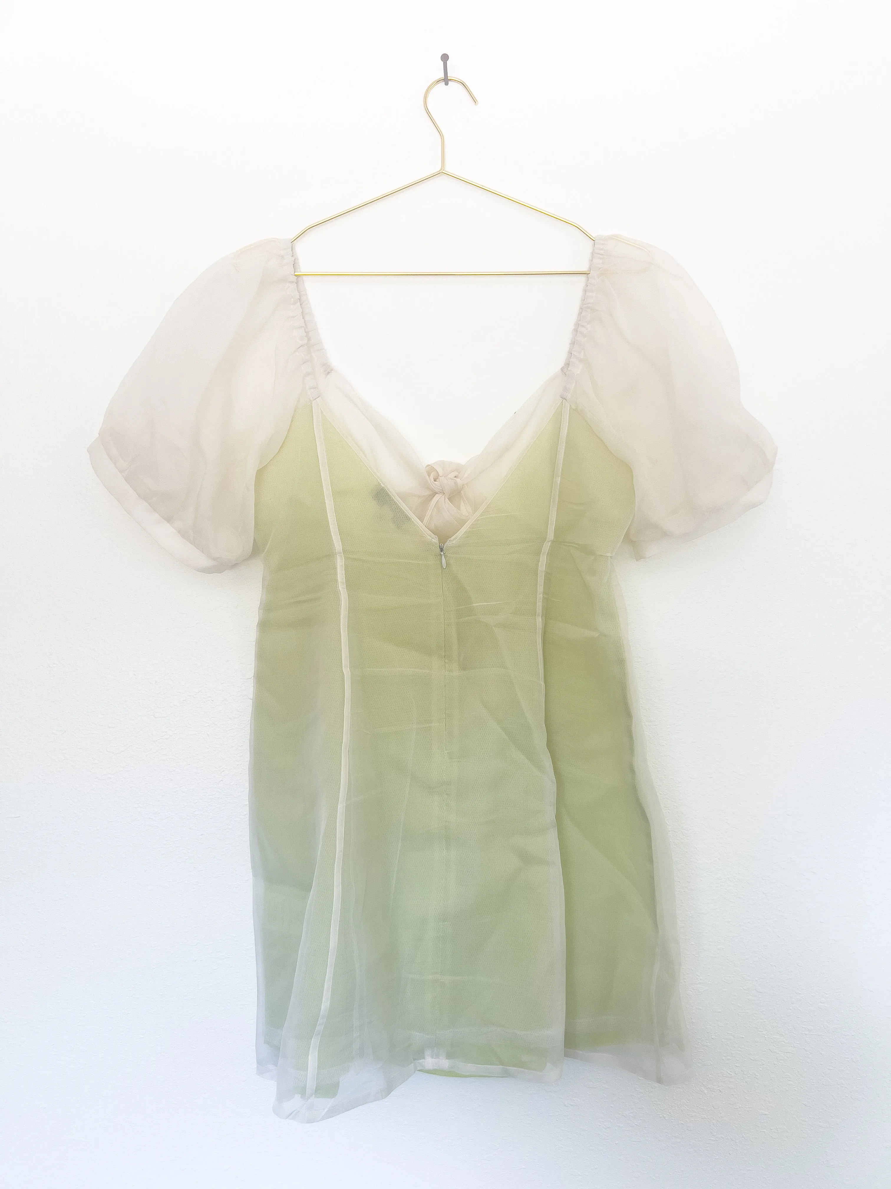 Sheer Lemon Lime Dress ARCHIVE sold by Vanessa Mooney product image thumbnail 2