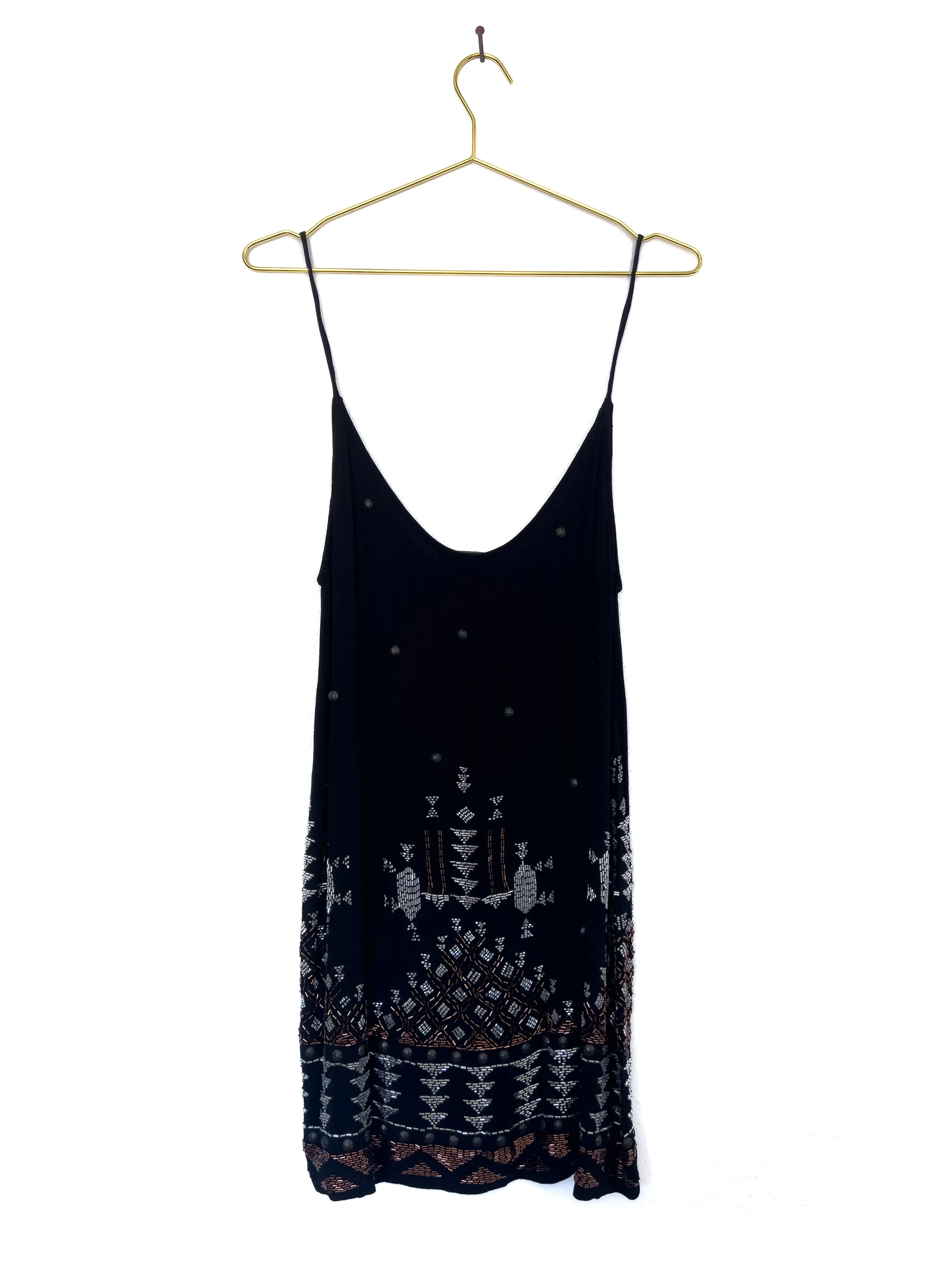 Black Beaded Mini Dress ARCHIVE sold by Vanessa Mooney product image thumbnail 2