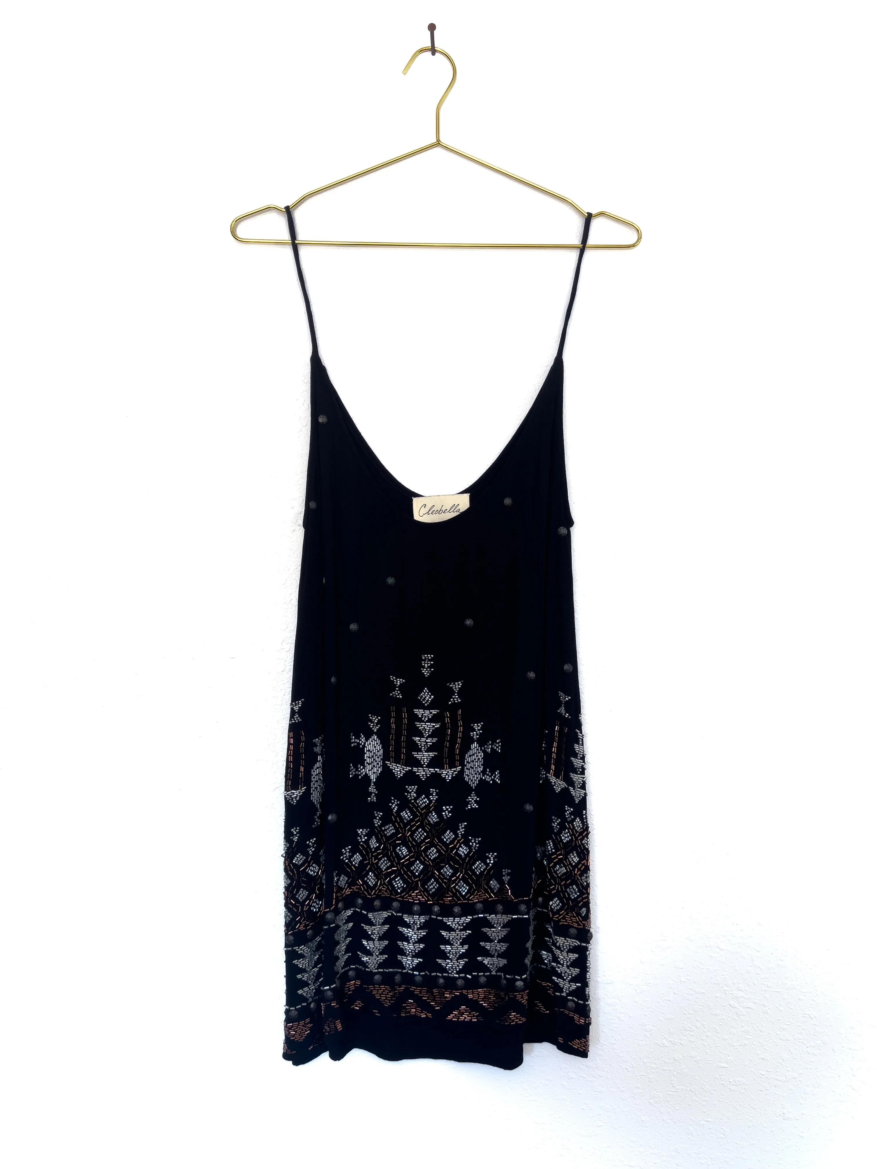 Black Beaded Mini Dress ARCHIVE sold by Vanessa Mooney