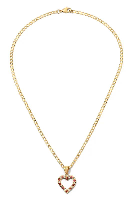 The Daphne Heart Necklace sold by Vanessa Mooney