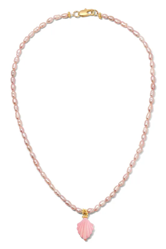 The Pink Shell Necklace sold by Vanessa Mooney