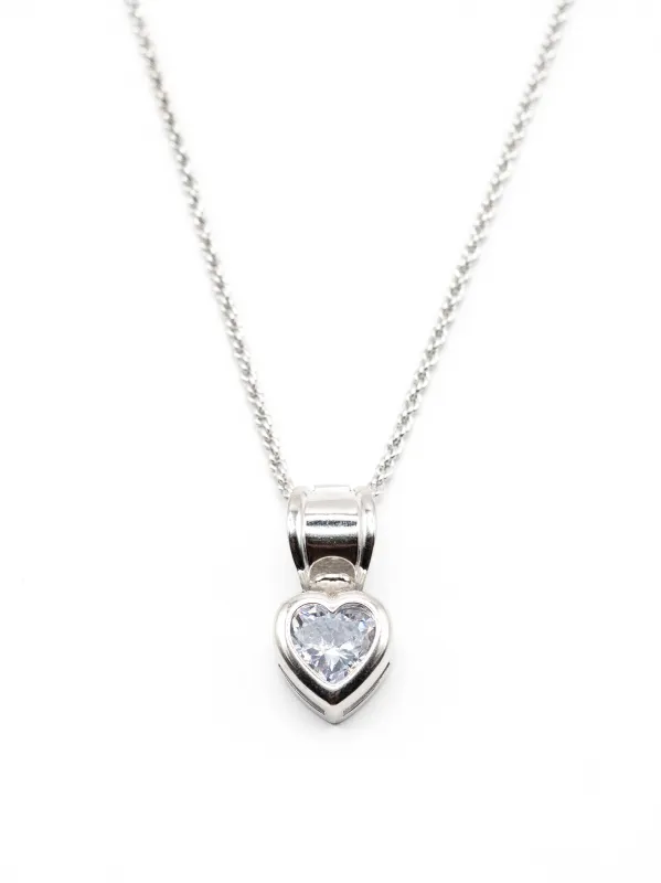 The Silver Heart Necklace sold by Vanessa Mooney