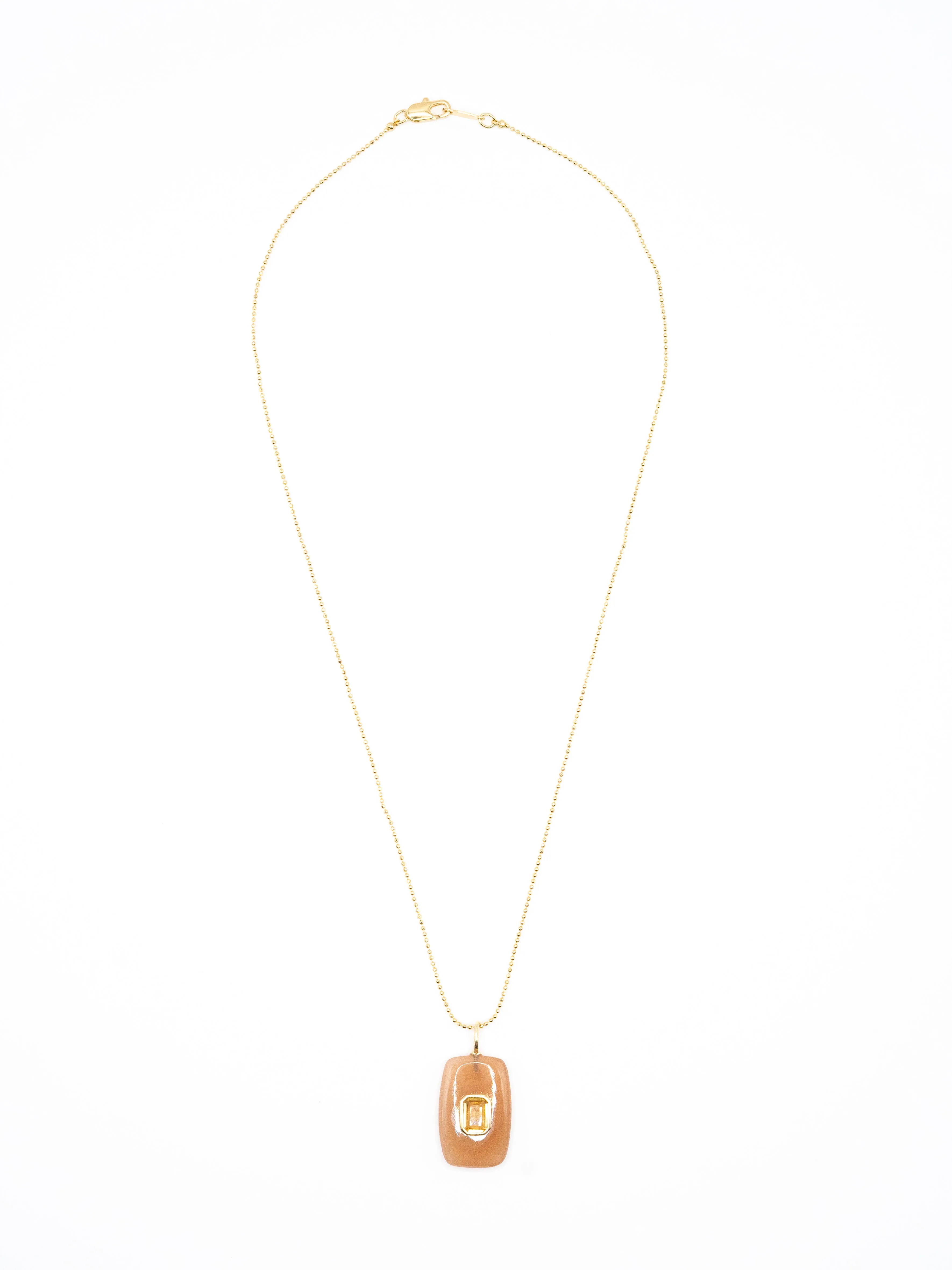 The Stone & Chain Necklace sold by Vanessa Mooney product image thumbnail 2