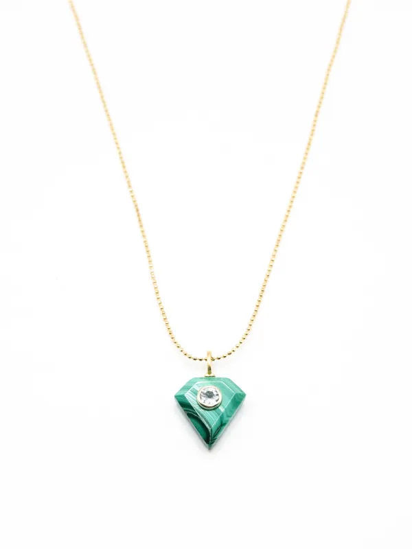 The Stone & Chain Necklace sold by Vanessa Mooney