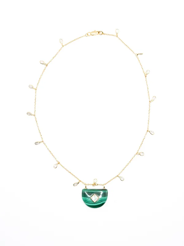 The Stone and Crystal Necklace sold by Vanessa Mooney