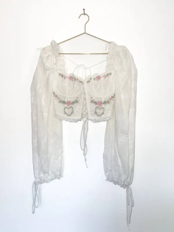 Cropped Corset Top sold by Vanessa Mooney