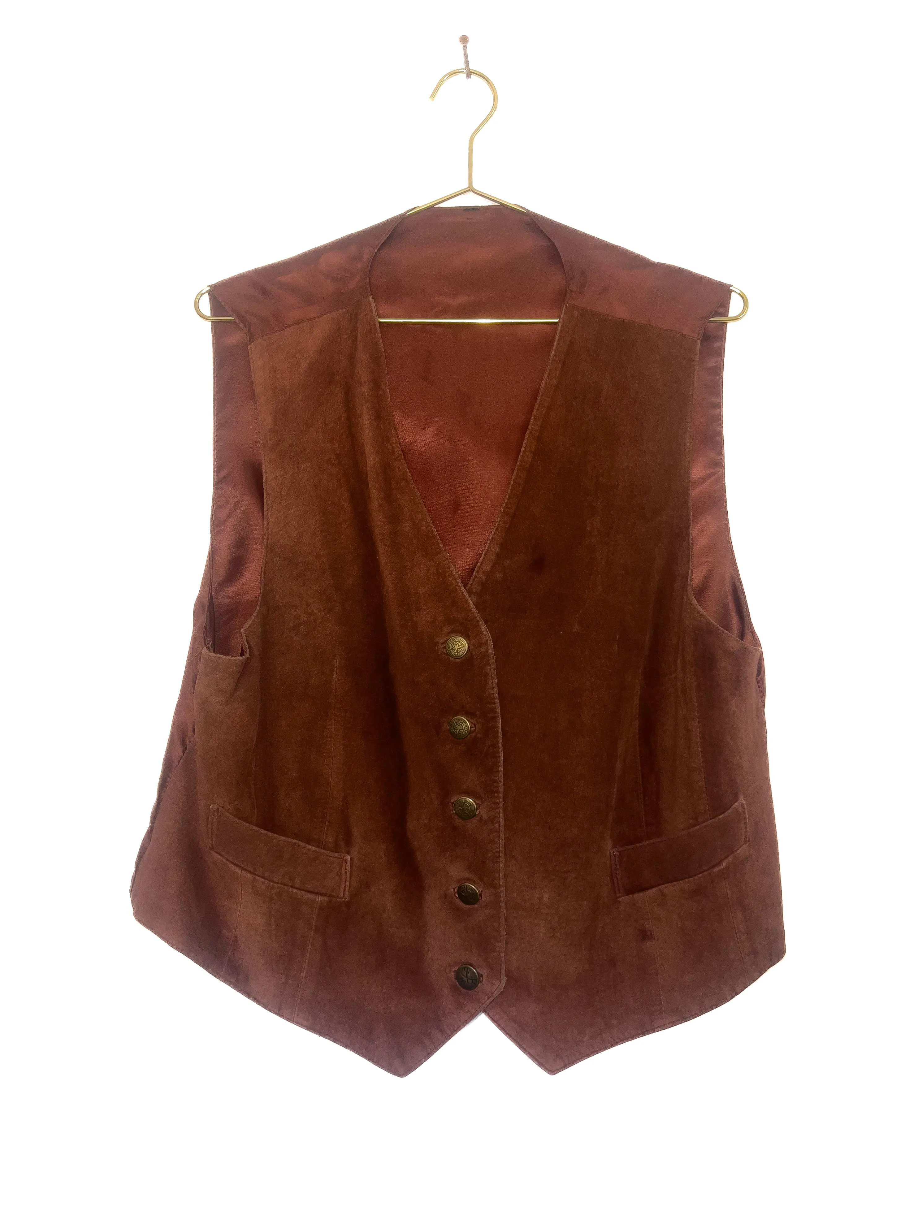 Brown Suede Vest sold by Vanessa Mooney